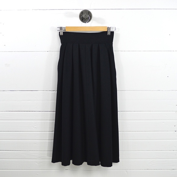 YVES SAINT LAURENT HIGHWAISTED MIDI SKIRT #170-118 - Picture 1 of 3